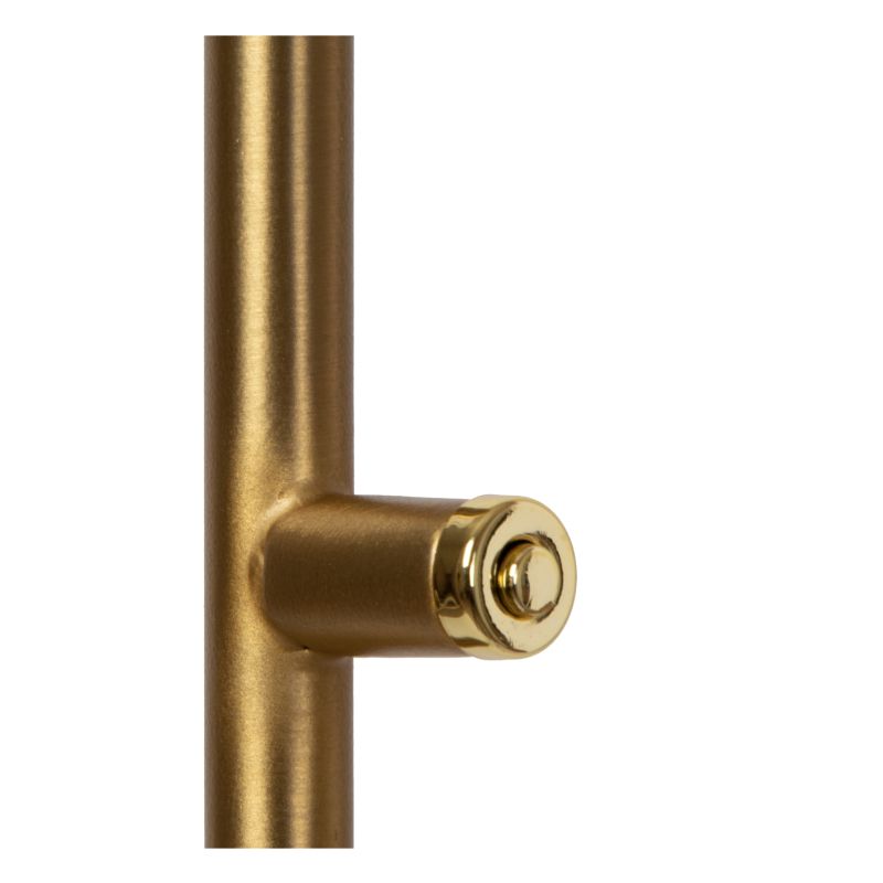 Lucide AARON - Stojacia lampa - LED Dim. - 1x10W 4000K - Matt Gold / Mosadz